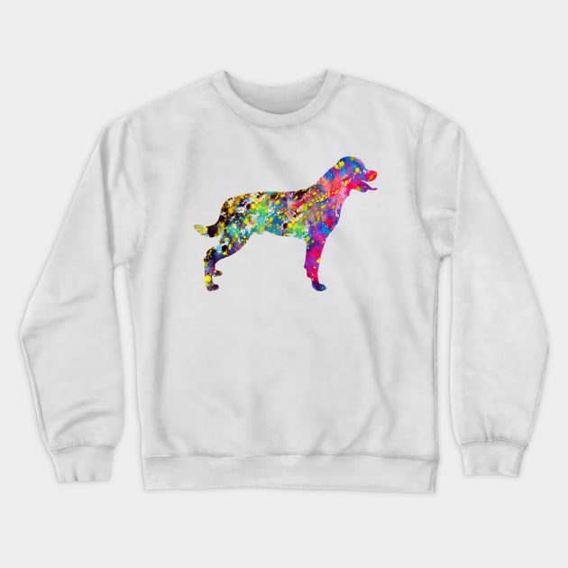 Rottweiler Crewneck Sweatshirt by erzebeth